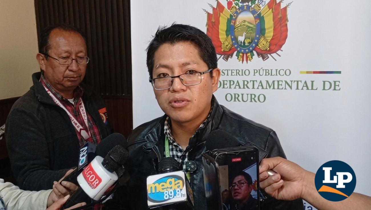 El fiscal coordinador departamental de Oruro, Mauricio Rodrigo Ramírez
