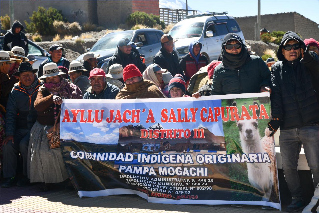comerciantes de Tambo Quemado.