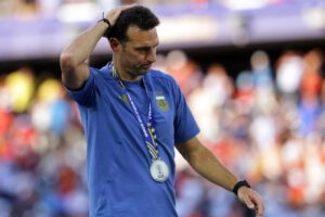 El seleccionador de Argentina, Lionel Scaloni,