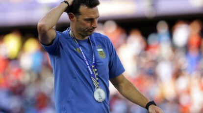 El seleccionador de Argentina, Lionel Scaloni,