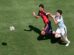 Rodri Hernández (d) de España disputa el balón con Julián Álvarez este domingo, en la final del Mundial de la FIFA 2026 entre España y Argentina en el estadio MetLife en East Rutherford (NJ, EE.UU.