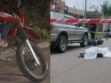 En ambos accidentes de tránsito fallecieron los motociclistas