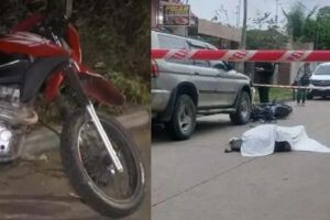 En ambos accidentes de tránsito fallecieron los motociclistas