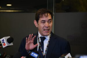 El vocal del Tribunal Supremo Electoral (TSE), Carlos Alberto Goitia