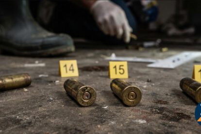 los investigadores recolectaron cuatro vainas calibre 22