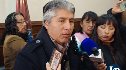 Edgar Sánchez, gobernador de Oruro