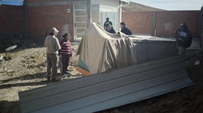 Autoridades verifican la compresora recuperada