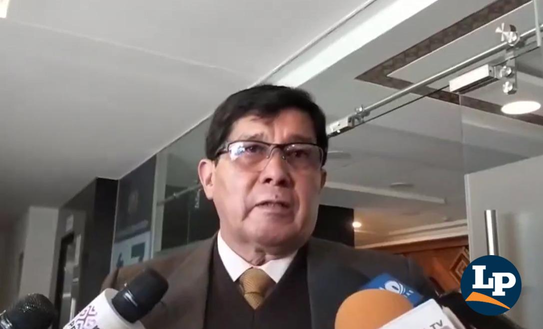 El diputado Sánchez en conferencia de prensa