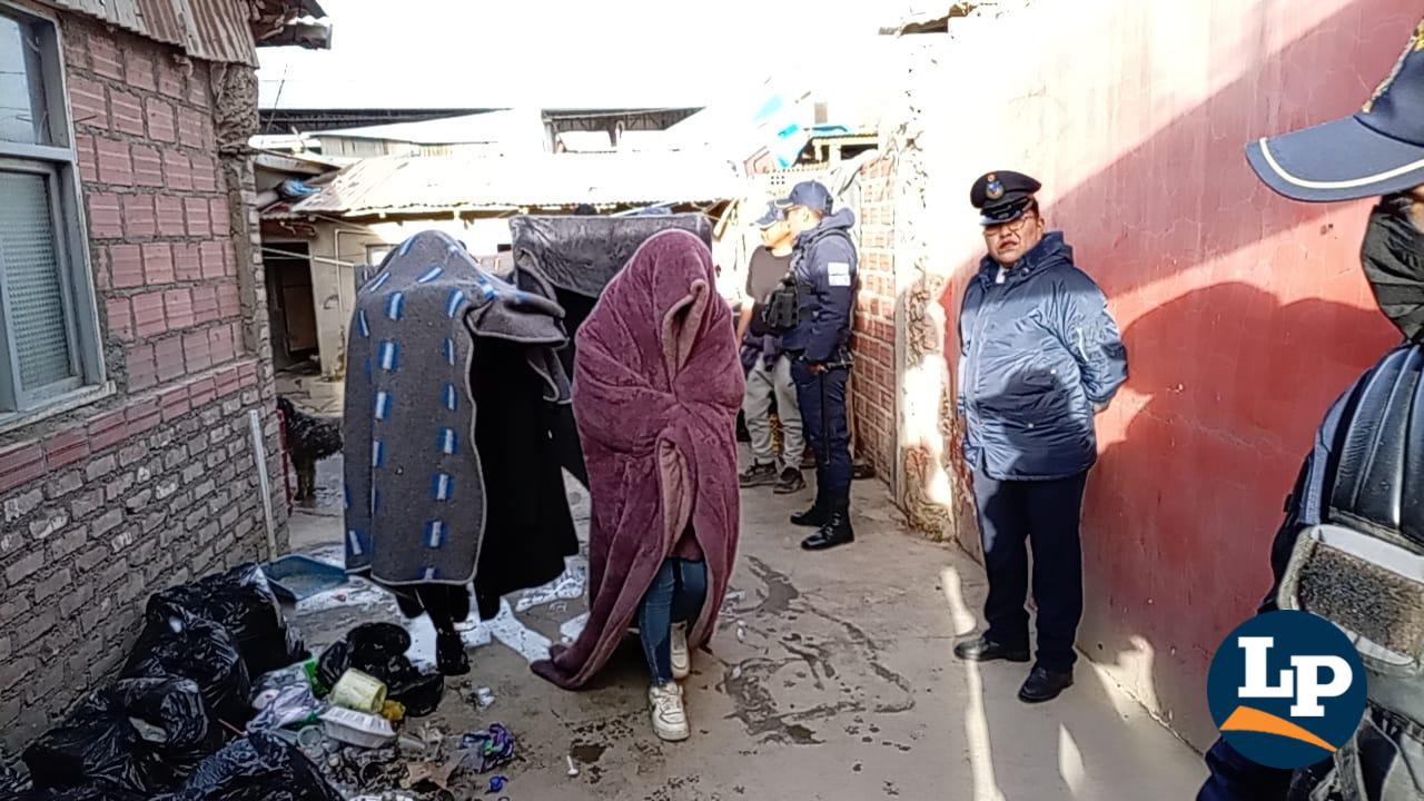 Interior de la casa de citas donde operaban de forma ilegal