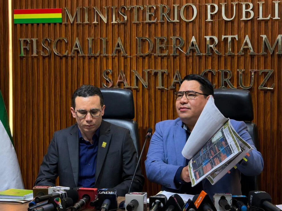 El Fiscal General del Estado,Róger Mariaca