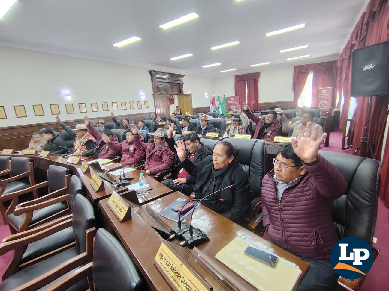 asamblea legislativa departamental de Oruro