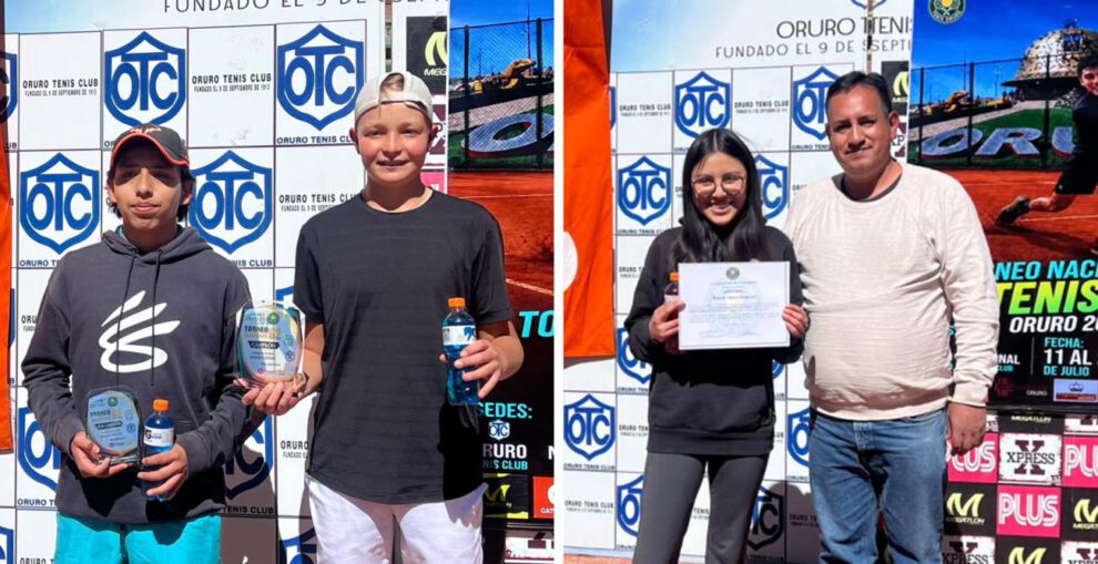 Torneo Nacional de Tenis G-2, Oruro Tenis Club, Categorías Singles y Dobles en damas y varones