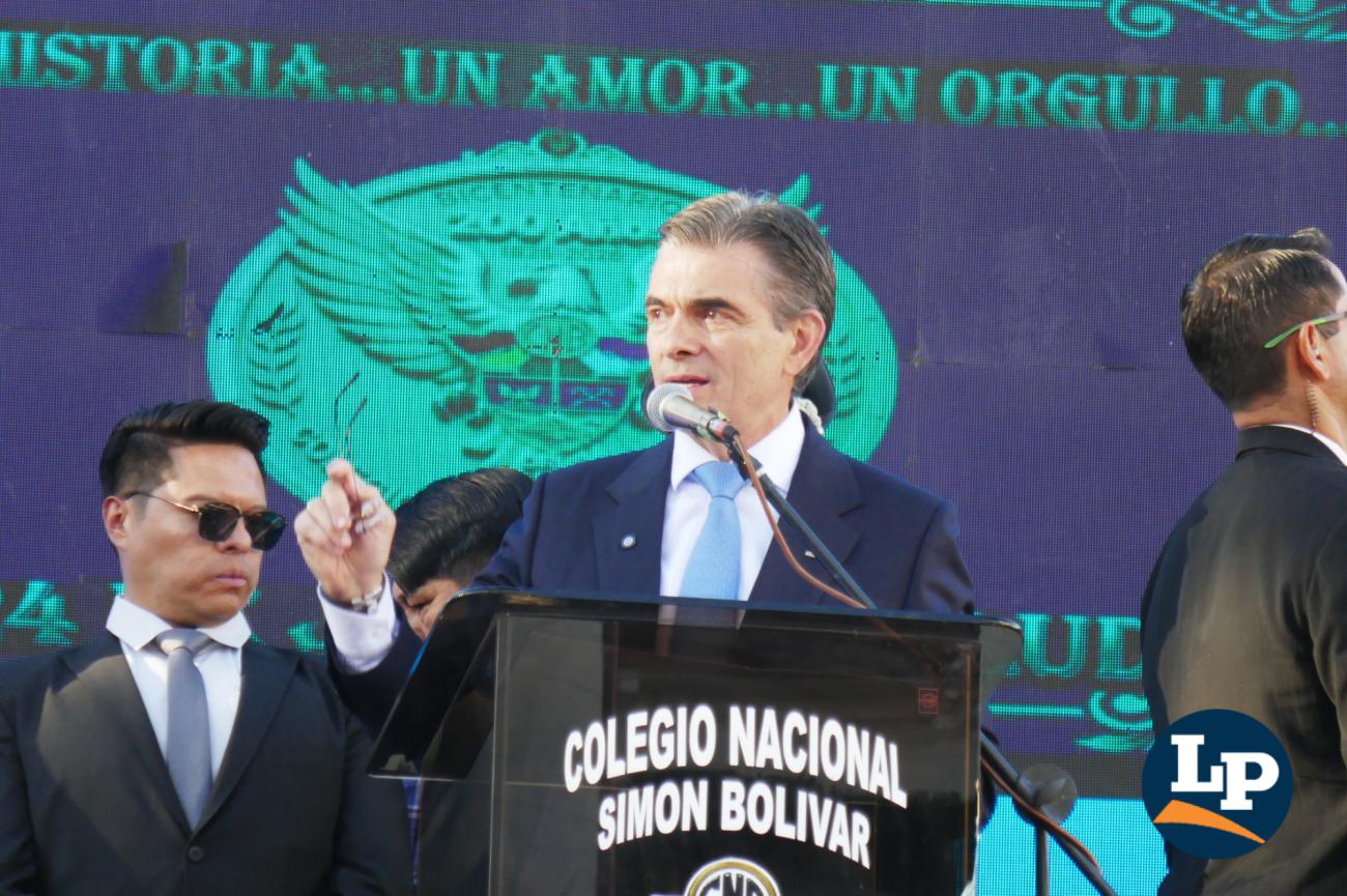 Rodrigo Paz en Oruro