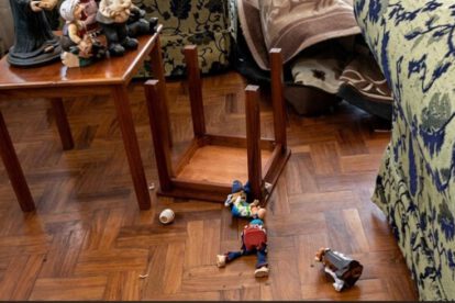 Casa destrozada del adulto mayor