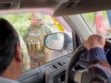 Evo Morales con policías