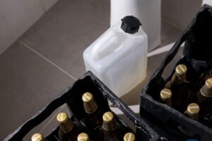 Bebidas alcohólicas halladas