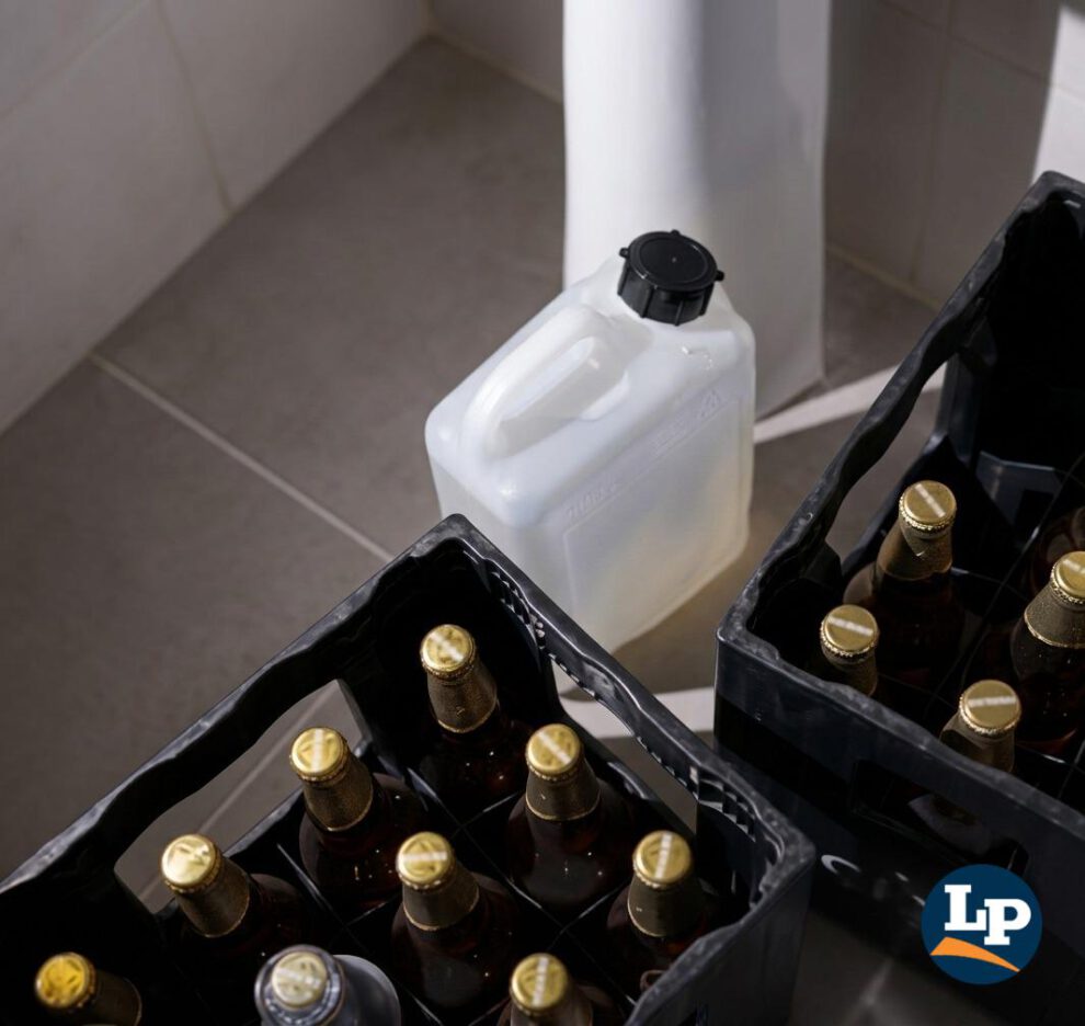 Bebidas alcohólicas halladas