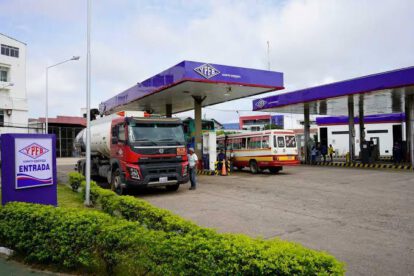 Un surtidor de la empresa petrolera