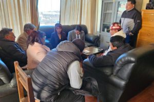 Autoridades se reunieron de emergencia en Huanuni