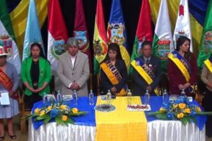 sesión de honor Huanuni
