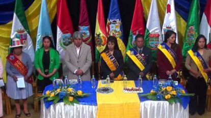 sesión de honor Huanuni