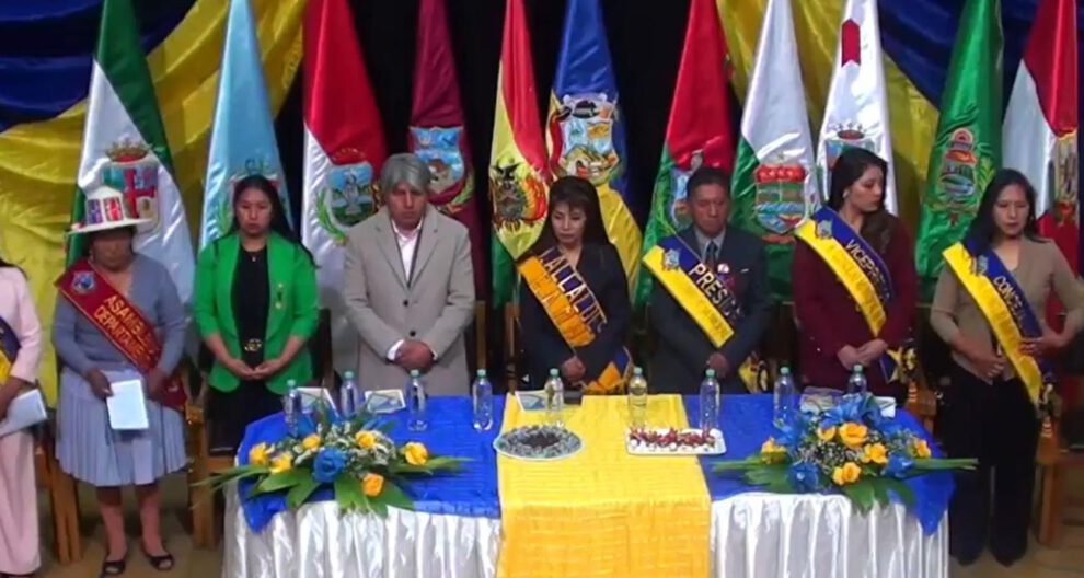 sesión de honor Huanuni