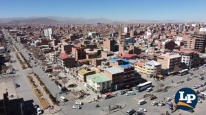 panorámica de zona de la terminal Hernando Siles de Oruro