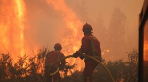Incendio en francia