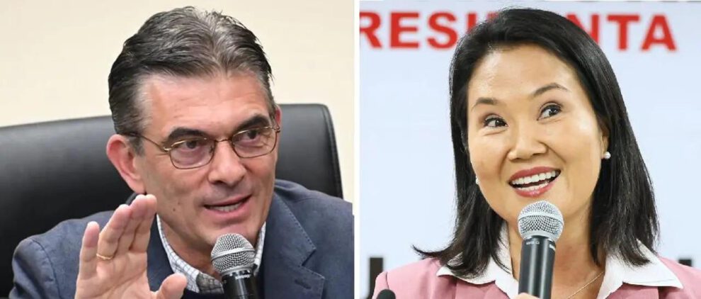 Los presidentes Rodrigo Paz y Keiko Fujimori