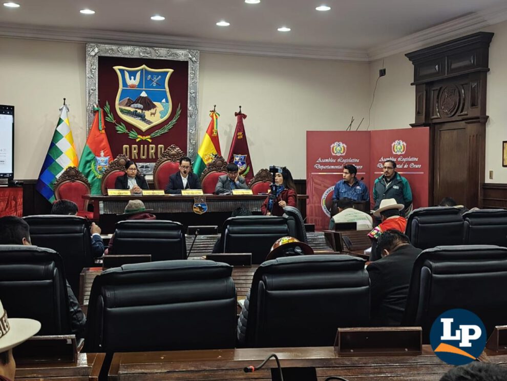 asamblea legislativa departamental de Oruro