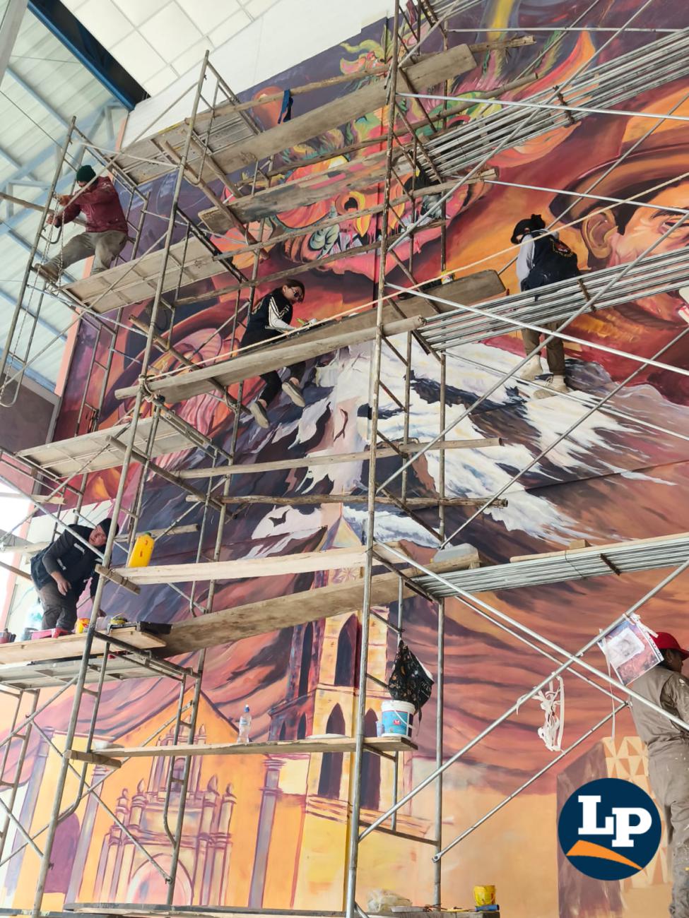 Murales Teatro Internacional Oruro