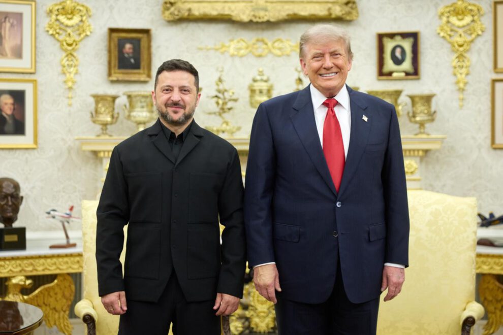 Volodímir Zelenski y Donald Trump