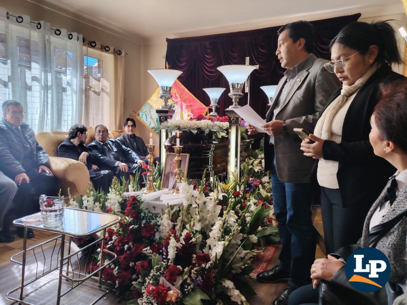 velorio y homenaje de Jorge Lazzo Quinteros