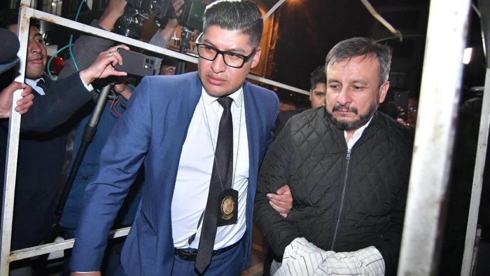 El exministro Medinaceli fue aprehendido la pasada jornada