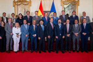 Fotografía oficial de la Misión de Alto Nivel de la OEA en Bolivia.