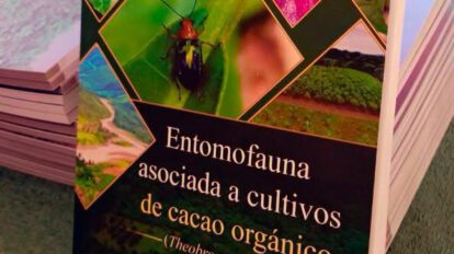 El hallazgo forma parte del libro “Entomofauna asociada a cultivos de cacao organico en la región de Alto Beni, La Paz, Bolivia“