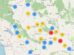Mapas de Bolivia con focos de calor activos