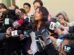 La diputada Jiménez en conferencia de prensa