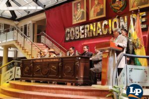 Acto de presentación de la agenda oficial para el Bicentenario departamental