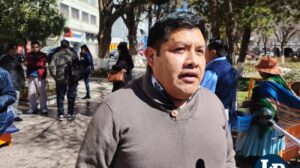 Rubén Laura, dirigente del sindicato