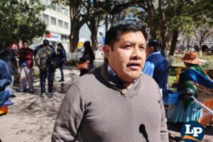 Rubén Laura, dirigente del sindicato