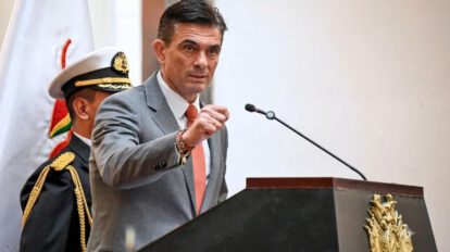 El Presidente de Bolivia,  Rodrigo Paz