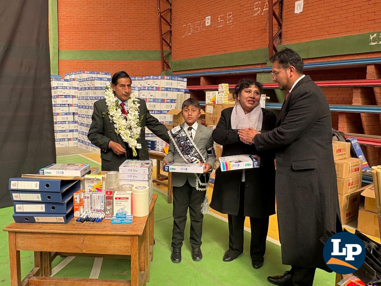 Entrega de material