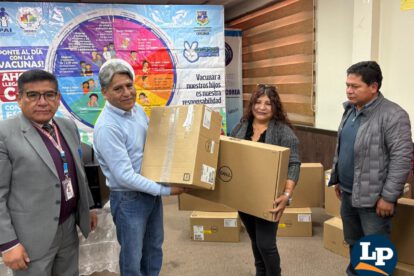 Entrega de computadoras