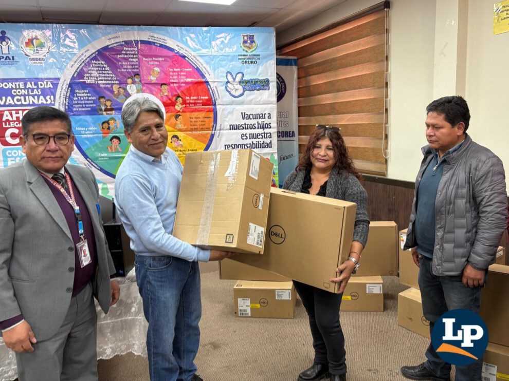 Entrega de computadoras