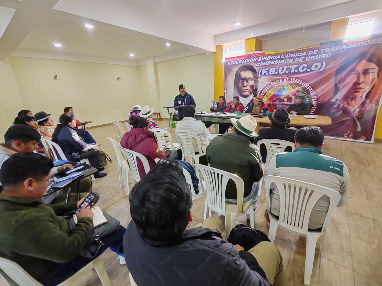El director del Senamhi Oruro, Marco Antonio Condori