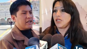 diputado Alcalá y diputada Arispe