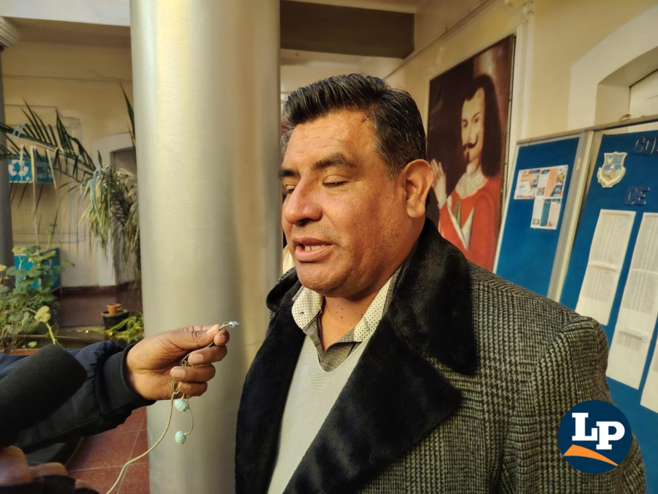 El delegado defensorial en Oruro, Juan Arroyo