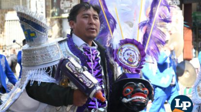 La entrada del Señor del Gran Poder se desarrolla este sábado en La Paz