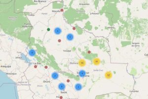 Bolivia registra menos focos de calor